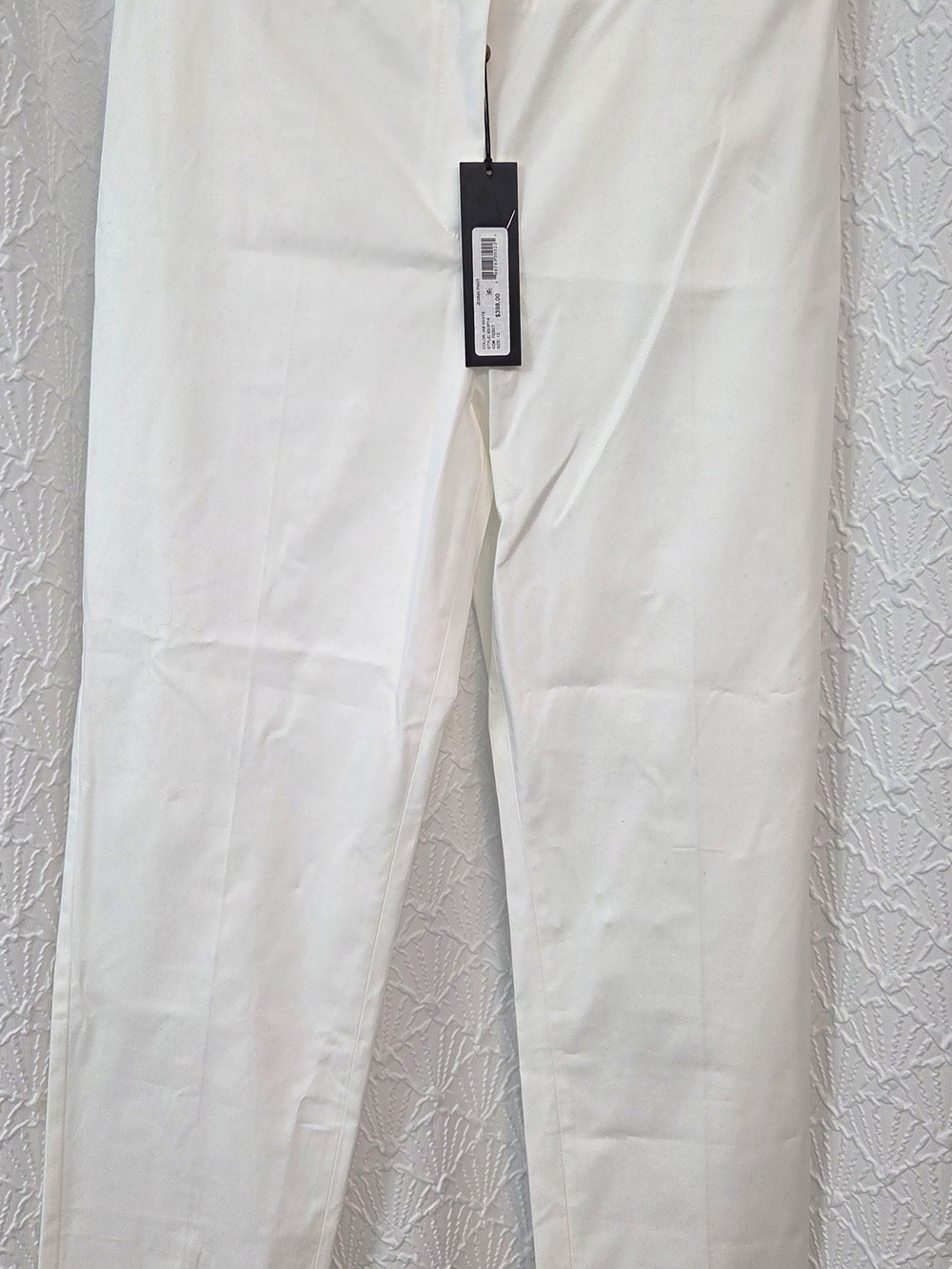 rag & bone White Straight-Leg Pants
